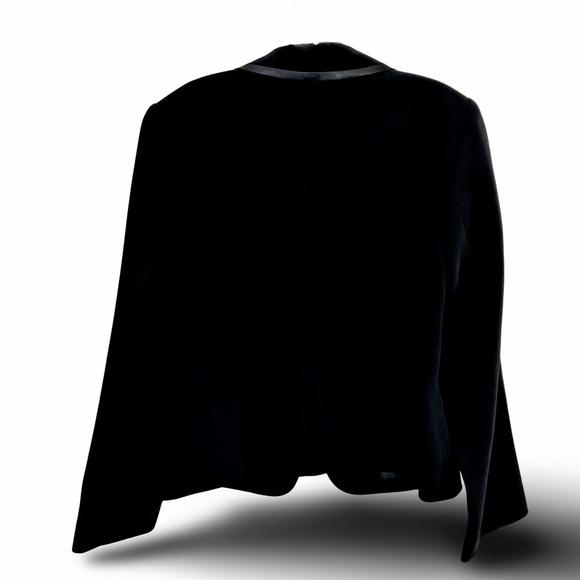 Women's Bianca Nygård Black Single Closure Blazer with Peak Lapel in Size 12 - Picture 6 of 8
